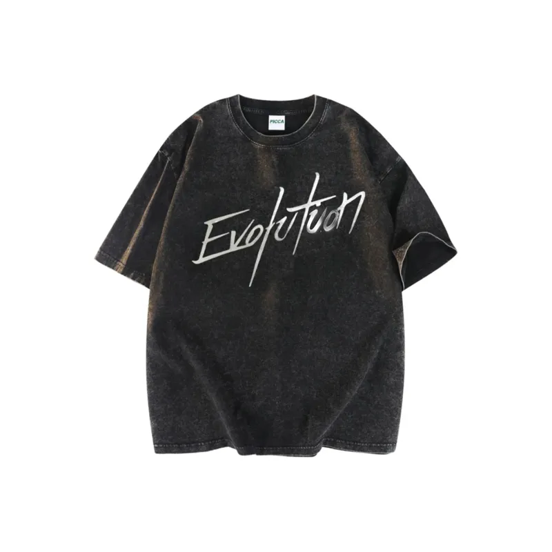 Kastinger T Shirt Unisex Washed Black-0
