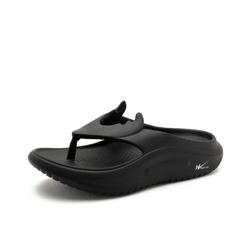 DOUBLE STAR 88 Abrasion Resistant Slip Resistant Flip Flops Men's Black