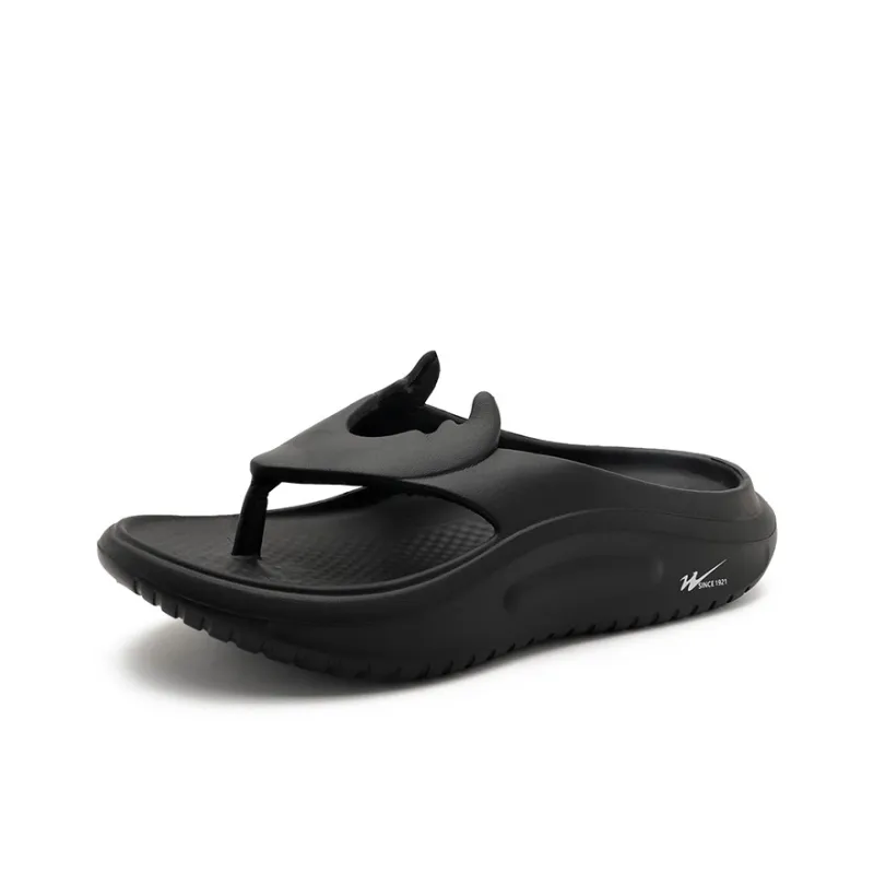 DOUBLE STAR 88 Abrasion Resistant Slip Resistant Flip Flops Men's Black-0