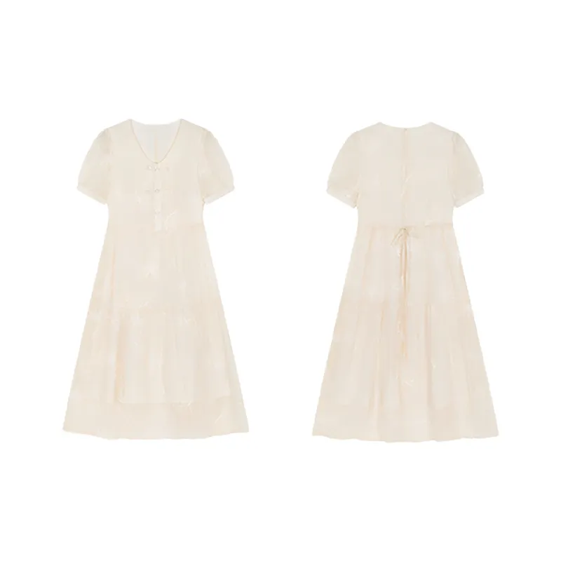 LUYOUYE Short Sleeved Dress Women's-1