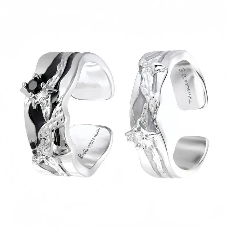 Barbie Alloy Rings Unisex Black-0