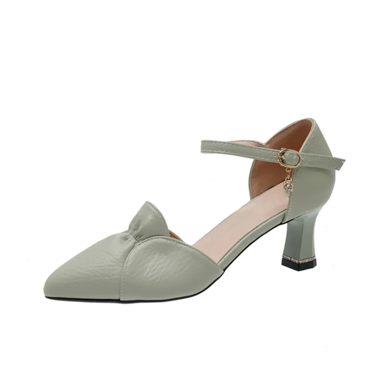 WOXXXN Chunky Heel High Heels Women's-3