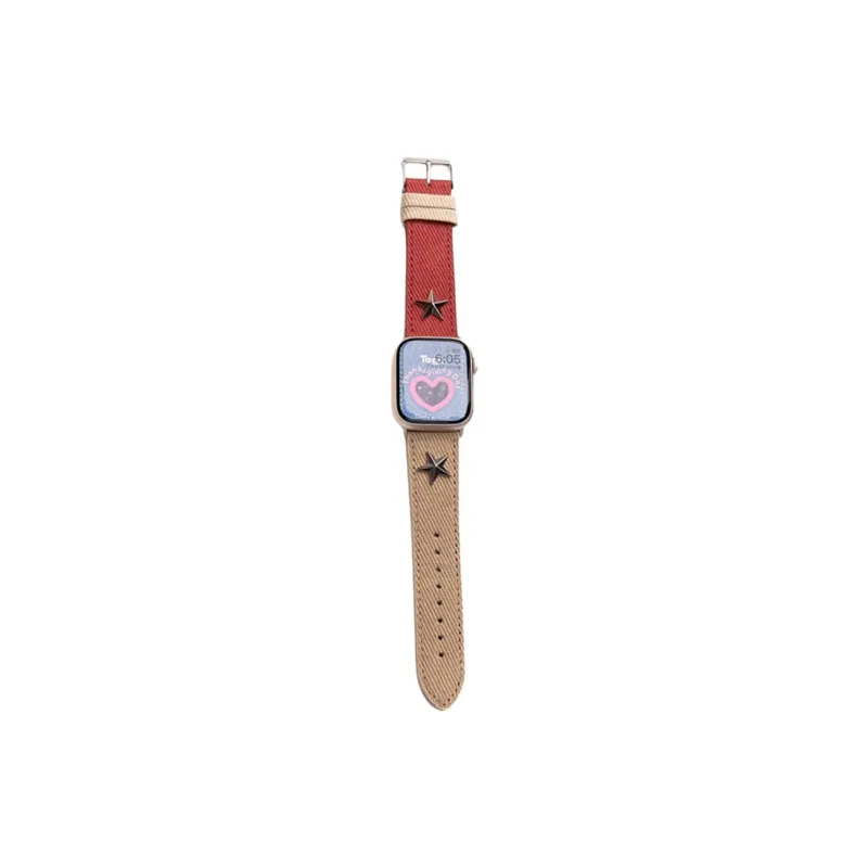 KVZUVUU Apple Compatibility Watch Band Canvas Material-6