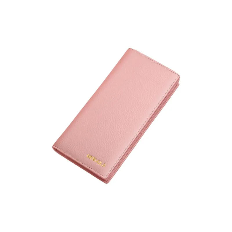 Gorora Top Grain Cow Leather Wallet Regular Women's Multicolor-9