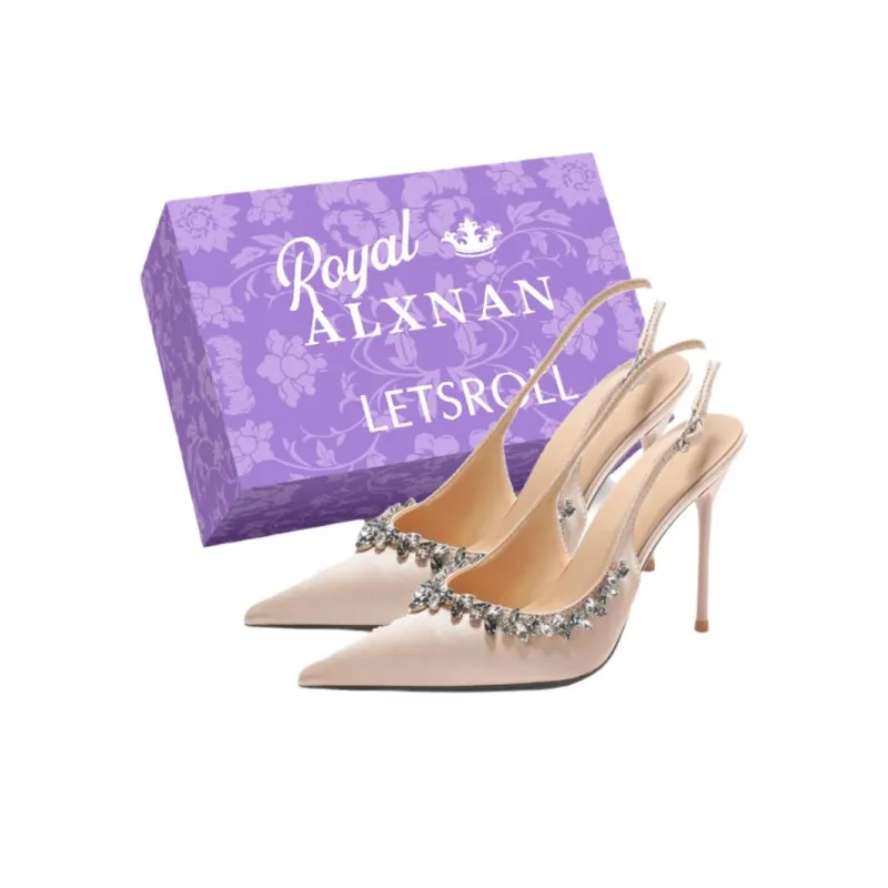 Alxnan Slim Heel High Heels Women's-1