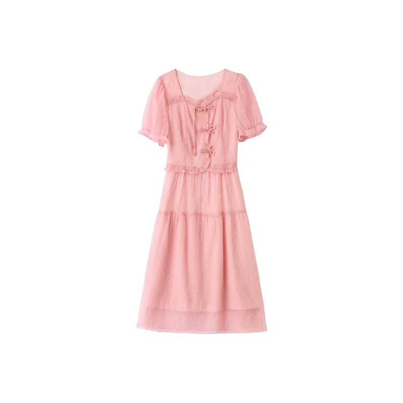 TEME Short Sleeved Dress Women's-2