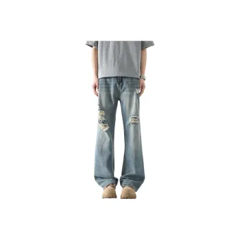 FONDLOOK Jeans Unisex Blue