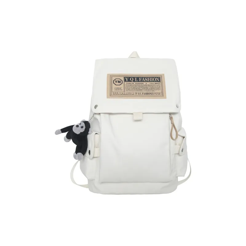 Yalu Nylon Backpack Unisex Multicolor-6