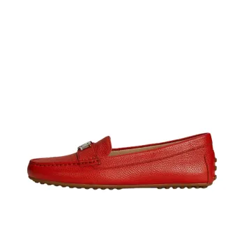 LAUREN RALPH LAUREN Barnsbury Gommino Loafers Women's Red