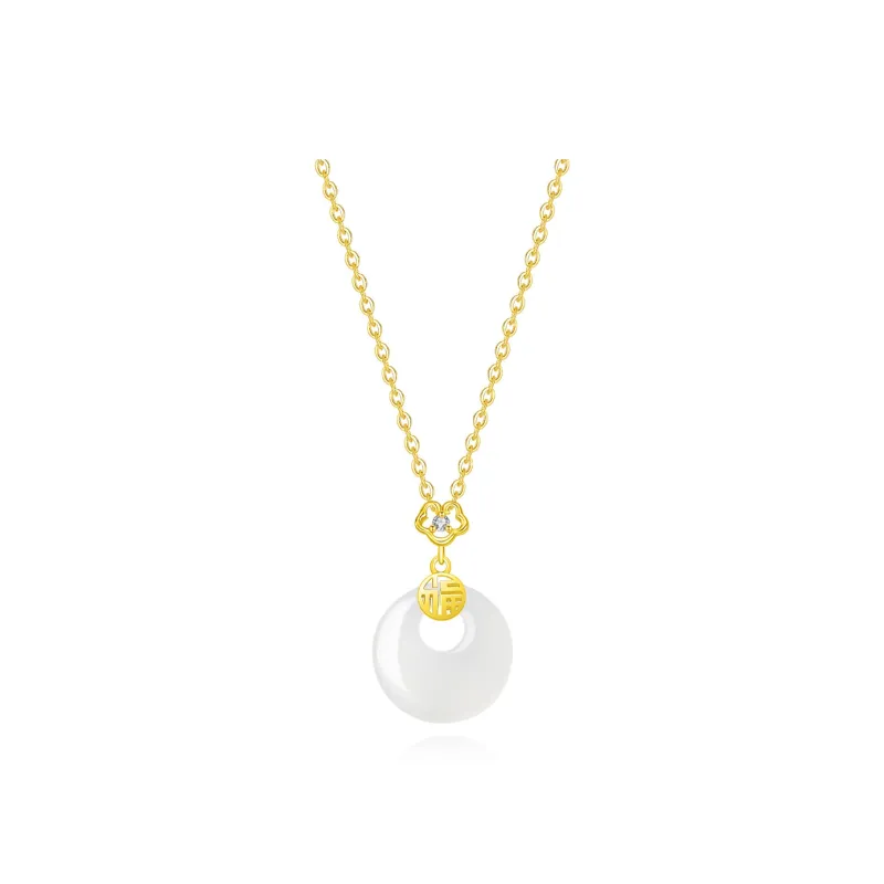 Seven Seven Silver Jewelry Natural Chalcedony Necklaces Unisex-0