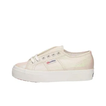 SUPERGA LAME Low Top Skateboard Shoes Women's Light Umber