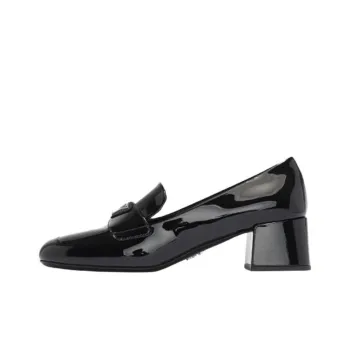 PRADA Chunky Heel High Heels 4.5cm Women's Black