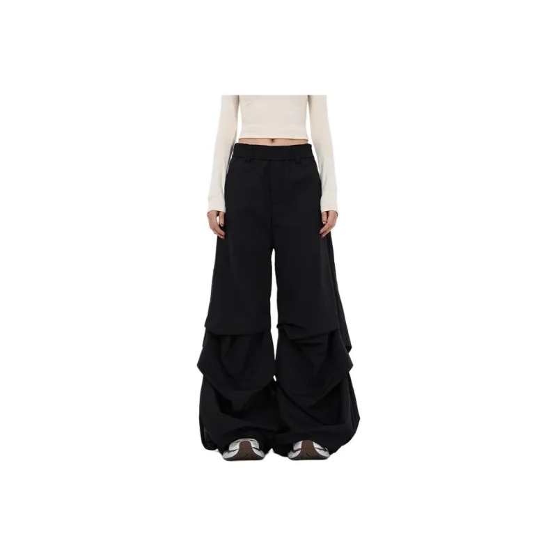 NHZN Casual Pants Women's Black-0