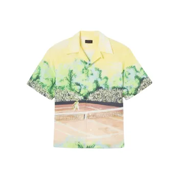 LACOSTE Shirts Men Yellow
