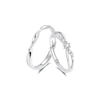 SEEPD Colored Glaze Zircon Ring Unisex
