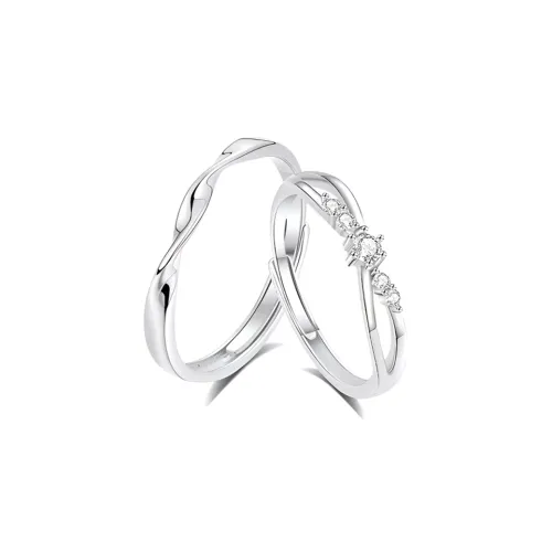 SEEPD Colored Glaze Zircon Ring Unisex