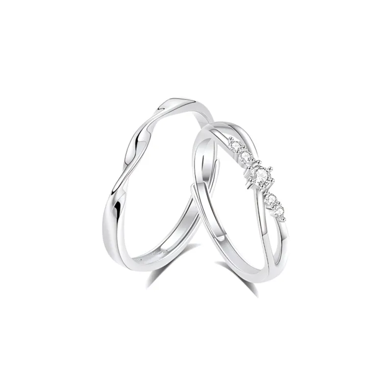 SEEPD Colored Glaze Zircon Ring Unisex-0