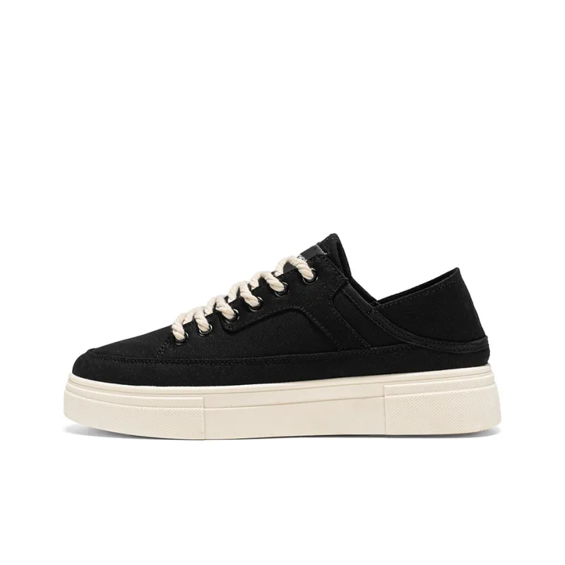 TEXWOOD Slip Resistant Balance Low Top Casual Shoes Men's Black Box-1