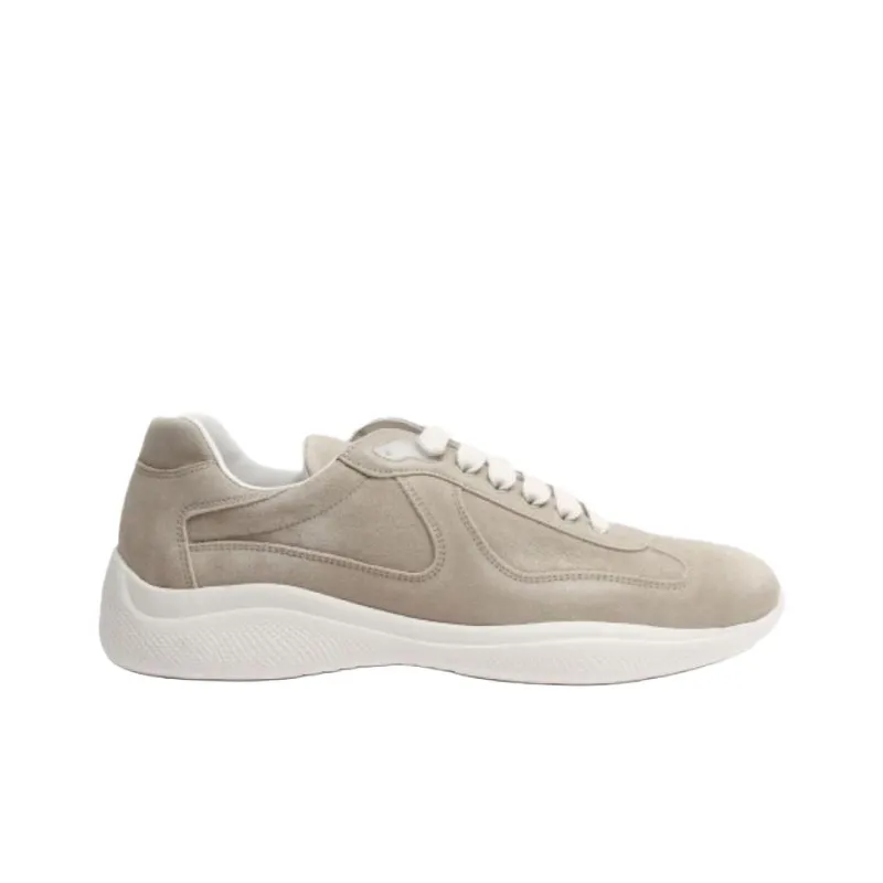 PRADA Low Top Casual Shoes Men's Beige-1