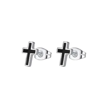 JKEM Titanium Steel Stud Earrings Unisex