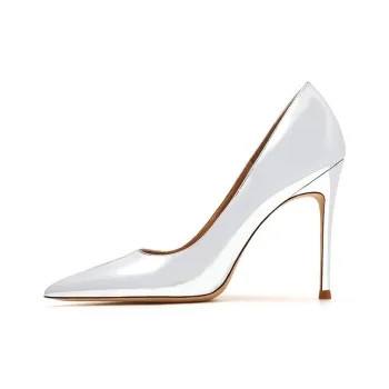 KATHRYN WILSON Slim Heel High Heels Women's Silver