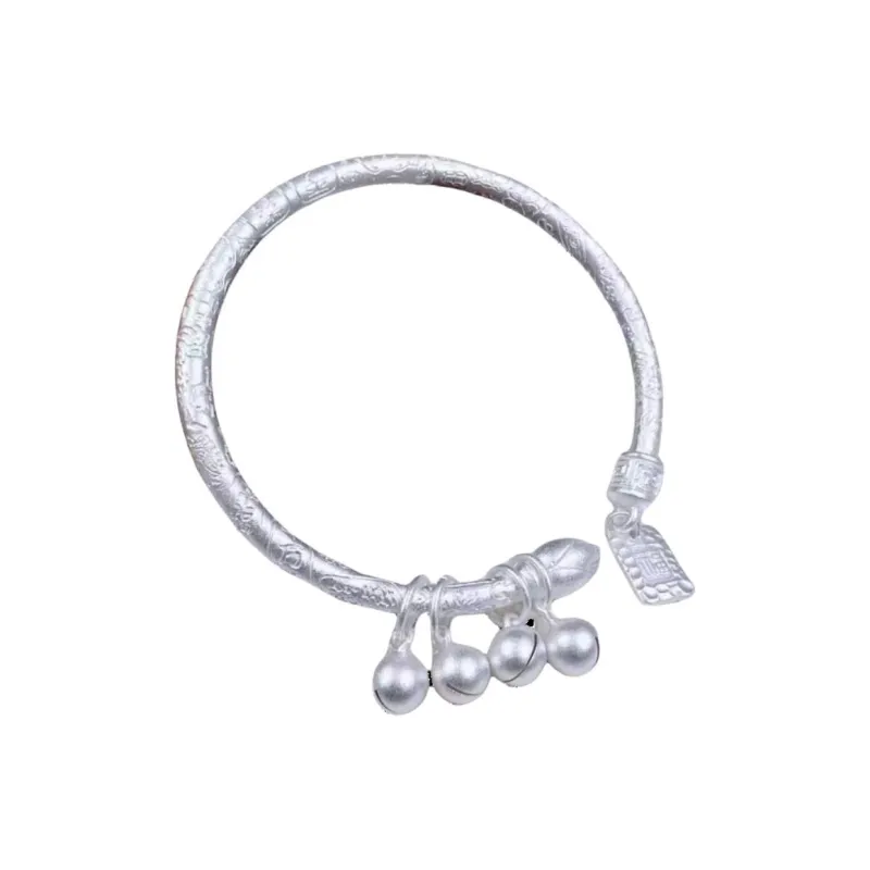 FUYUFU 999 Fine Silver Bangles Women's-0