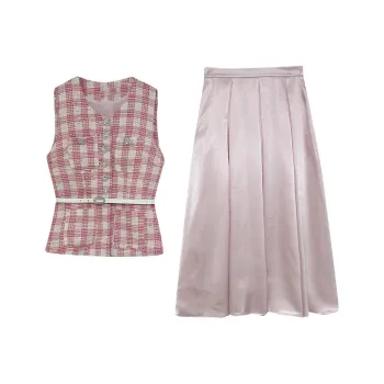 Icicofficial Two Piece Skirt Sets Women's