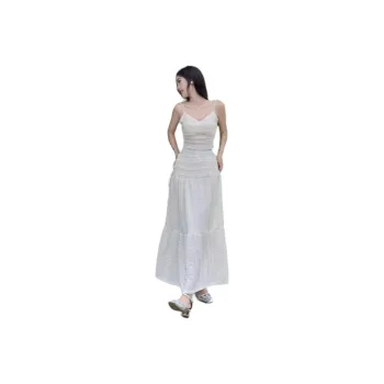 Flowers In Water Skirt Set Women's