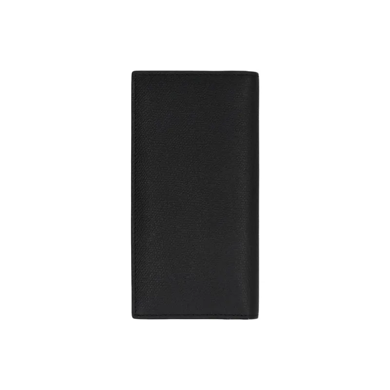 Valextra Calfskin Wallet Men's Black-1