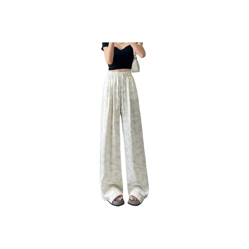 Flowers In Water Casual Pants Women's-0