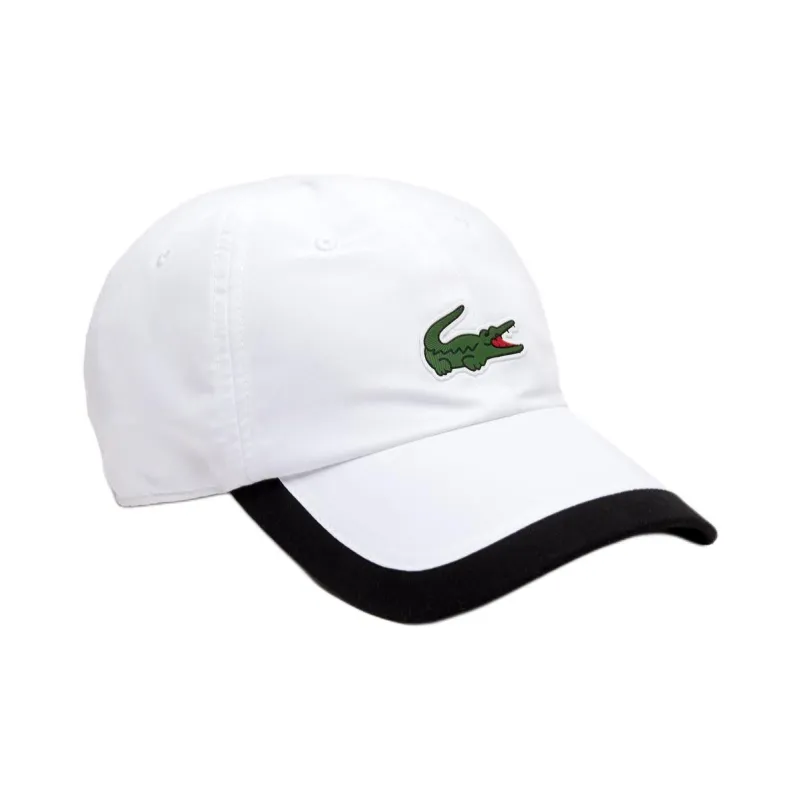 LACOSTE Polyester Baseball Caps Men's White-1