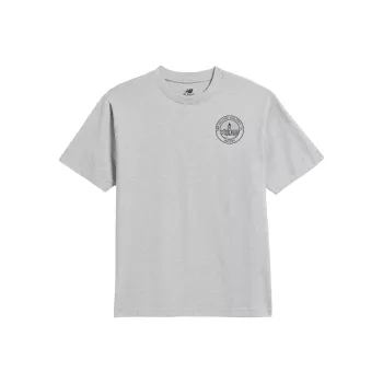 New Balance NB Athletics Inc SS25 QUALITY COMES STANDARD T Shirt Men's Ash Heather