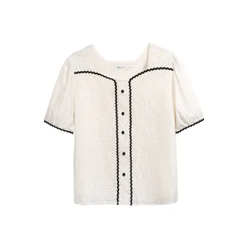 XIANSINIAO T Shirts Women's Apricot