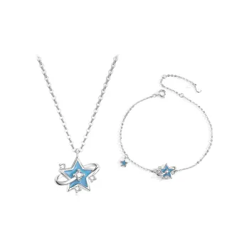 D.K.X S999 Fine Silver Necklaces Women's