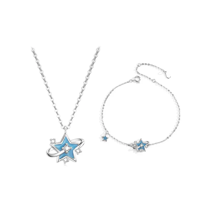 D.K.X S999 Fine Silver Necklaces Women's-0
