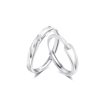 KUMET Sterling Silver Rings Unisex