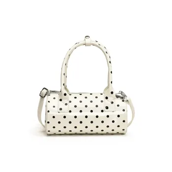 Yalu PU Shoulder Bag, Crossbody Bag, Handbag Women's White/Black