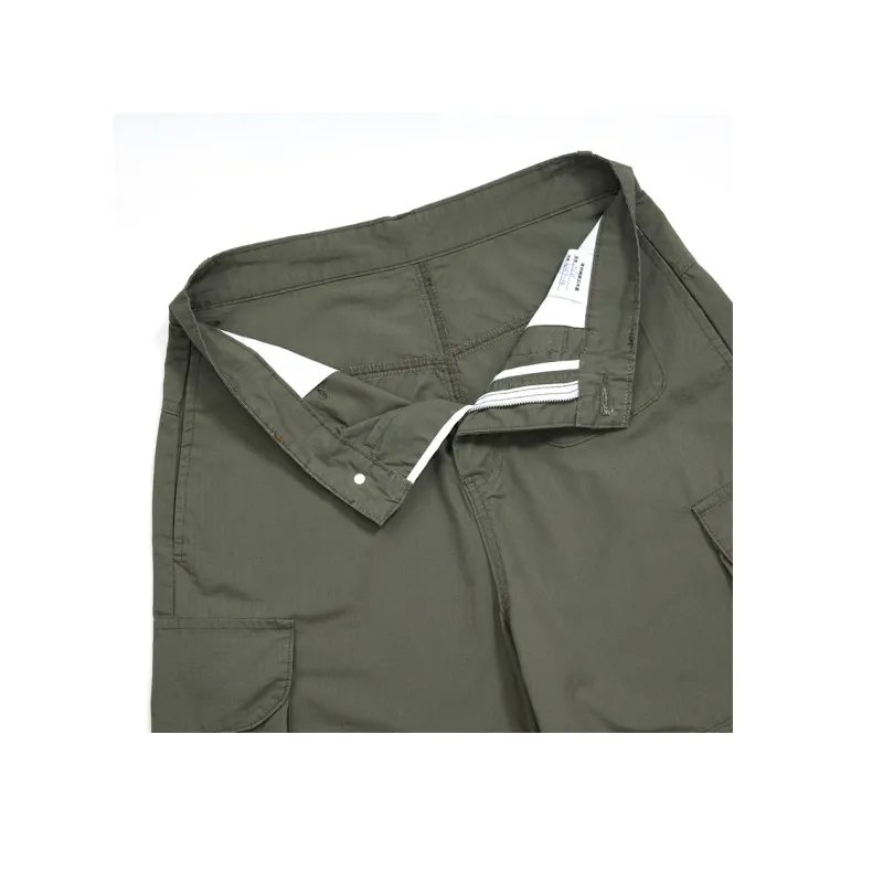 FCB ARCELONA Cargo Shorts Unisex Gray Green-4