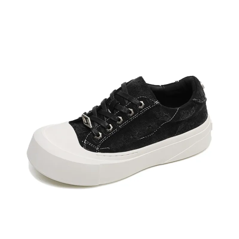 BARDILEV Low Top Skateboard Shoes Men's Black-7