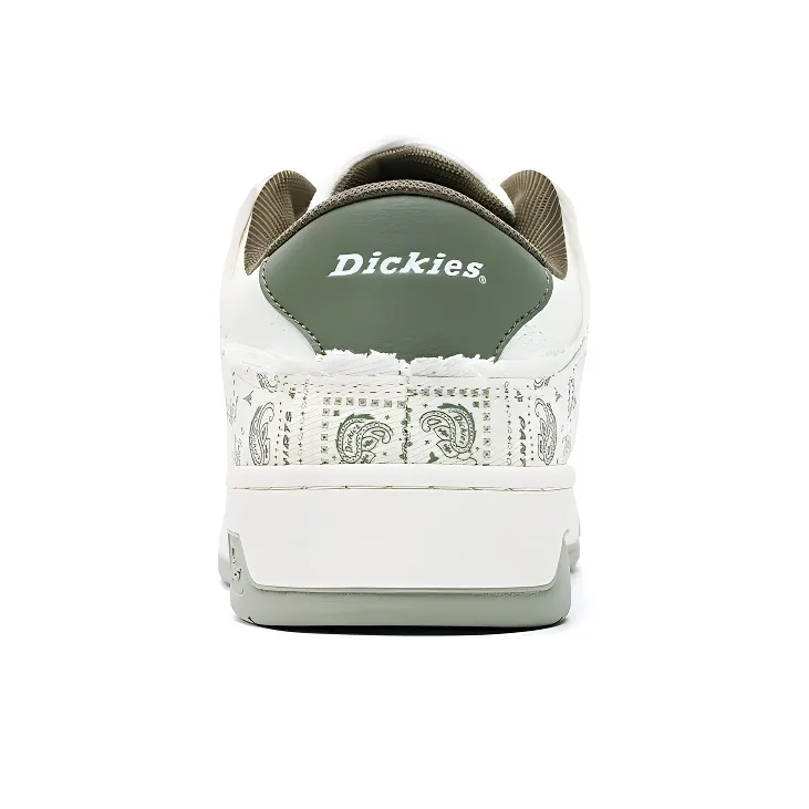 Dickies Low Top Skateboard Shoes Unisex White Porcelain Gray-3