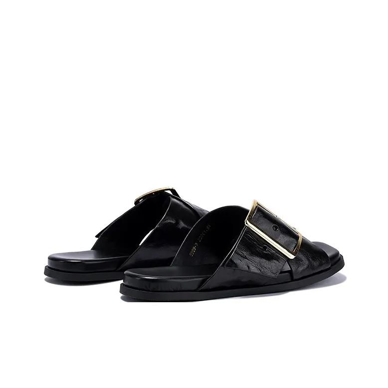 Brut Ros′e Rubber Sole Cut Out Abrasion Resistant Slide Slippers Women's-9