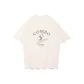 Tooth White with Gray Print