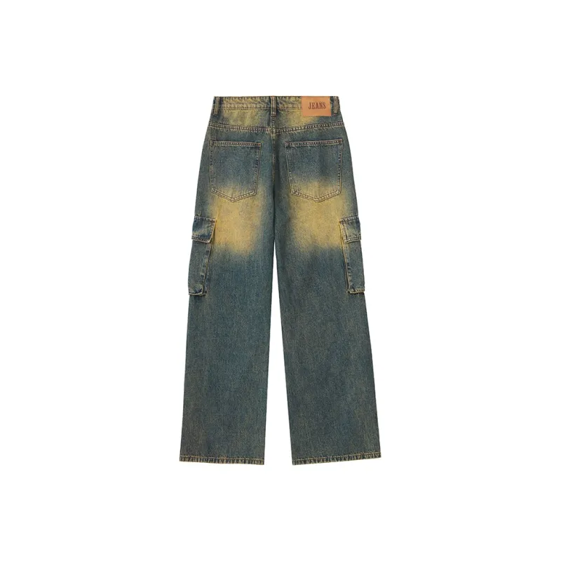 ZENGZHI Jeans Unisex Nostalgic Blue-1
