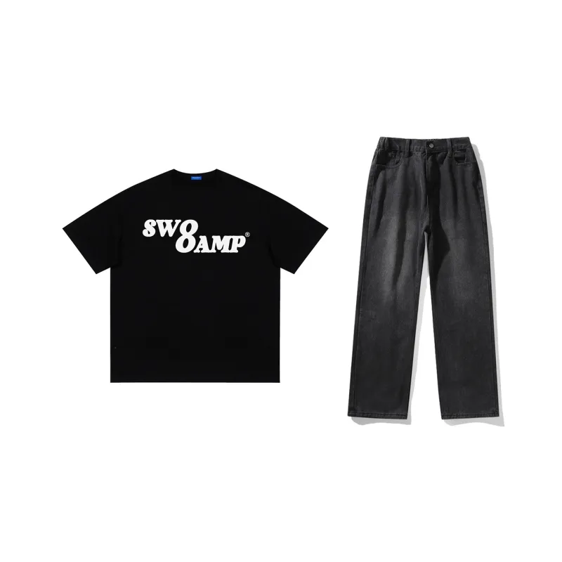 SWAMP AREA Casual Sportswear Unisex-6