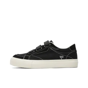 NANJIREN Canvas Shoes Men Low Top Black/Red/Blue