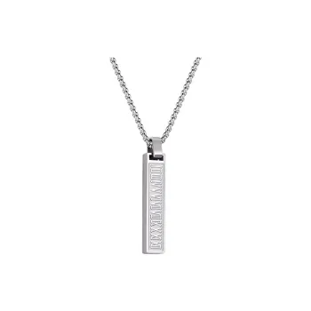 BYG Stainless Steel Necklaces Unisex Silver