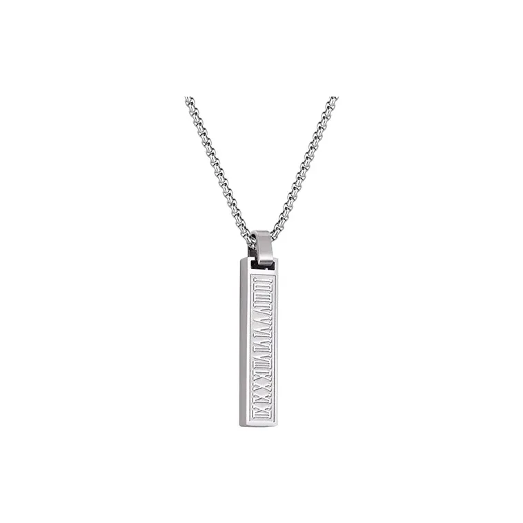 BYG Stainless Steel Necklaces Unisex Silver-0