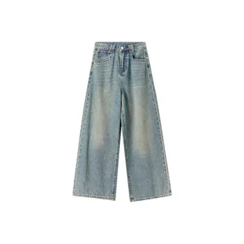 LUYOUYE Jeans Women's Lichen Blue