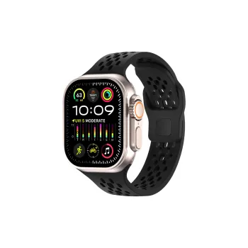 KVZUVUU Apple Compatibility Watch Band Silicone Material