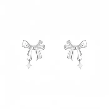 BKBU 999 Fine Silver Stud Earrings Unisex